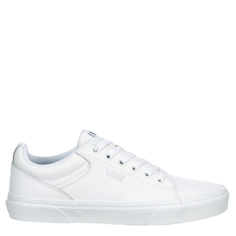 White leather outlet vans mens