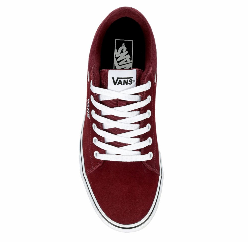 vans high top burgundy