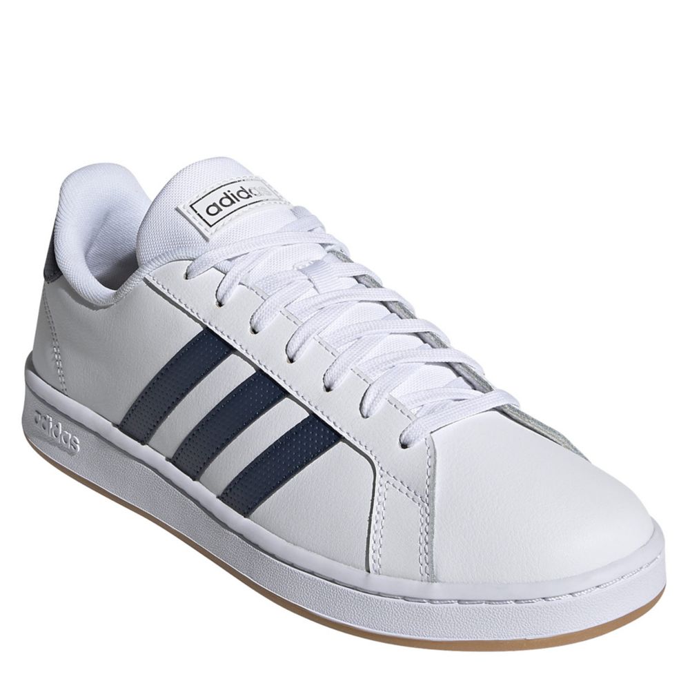 adidas men's grand court sneaker grey