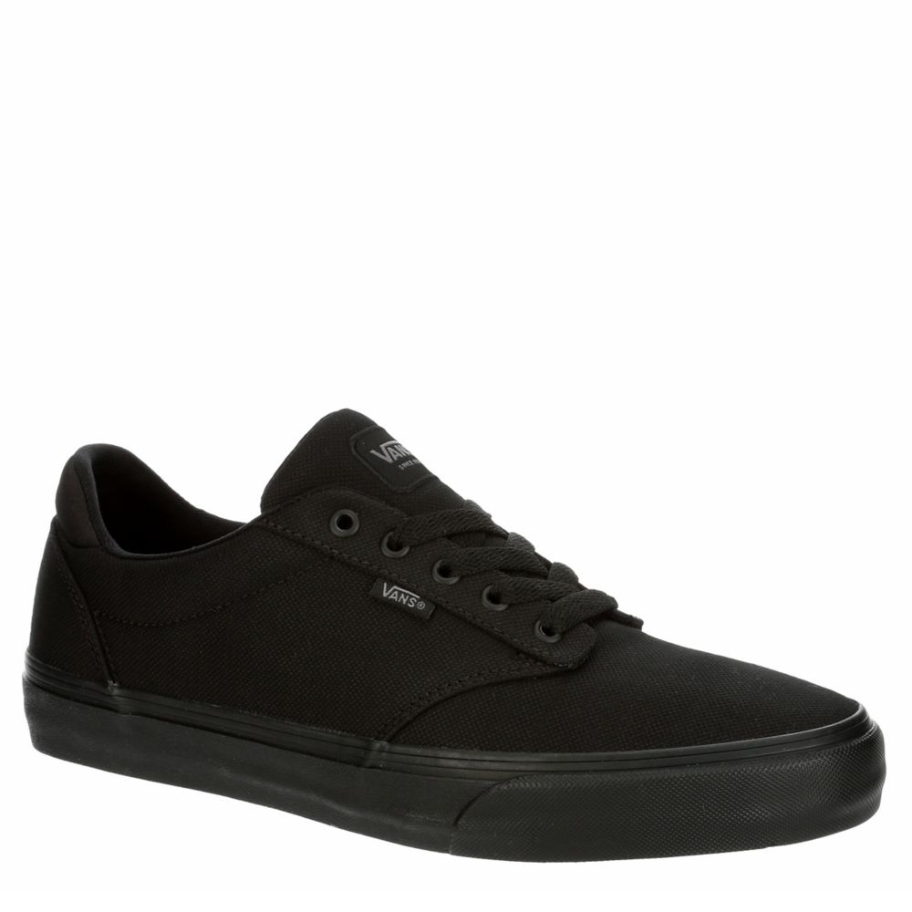 Black vans shop mens shoes