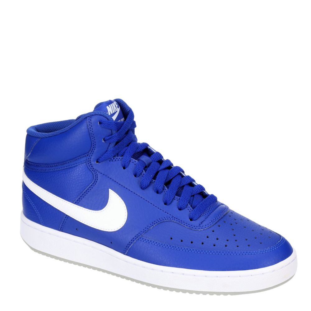 blue nike shoes