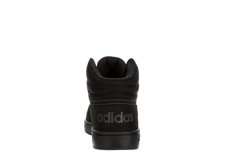 Adidas Mens Hoops 2.0 Mid Sneaker - Black