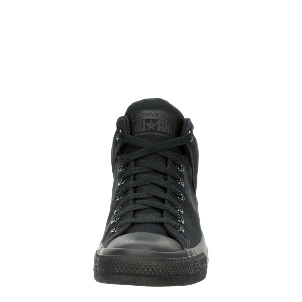 all black high top converse