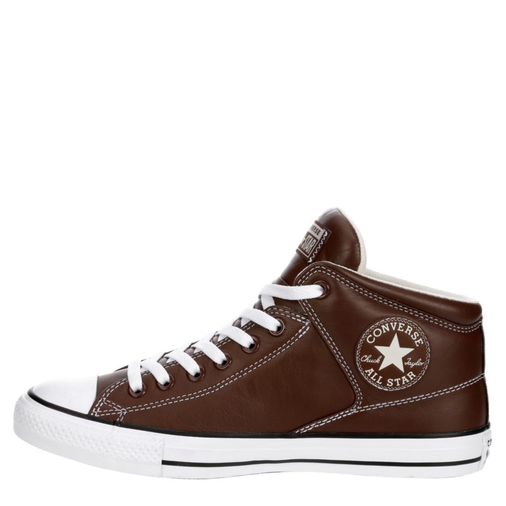 brown leather chuck taylor