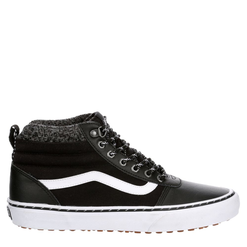 Black Vans Mens Ward Hi Mte High Top 