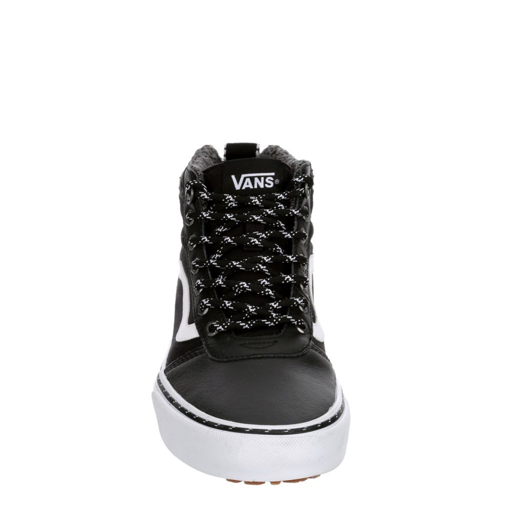 Black Vans Ward Hi Mte High Top Sneaker | Mid High Top | Rack Shoes