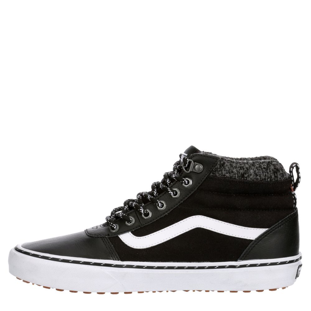 high top black vans mens