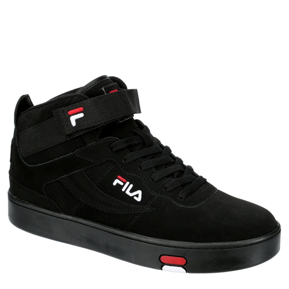 Fila - Hi Top Sneakers - Black Suede - Size 9 - www.lejournaldetanger.com