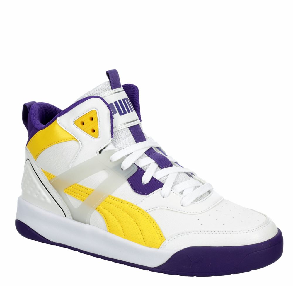 gold puma basketball shoes