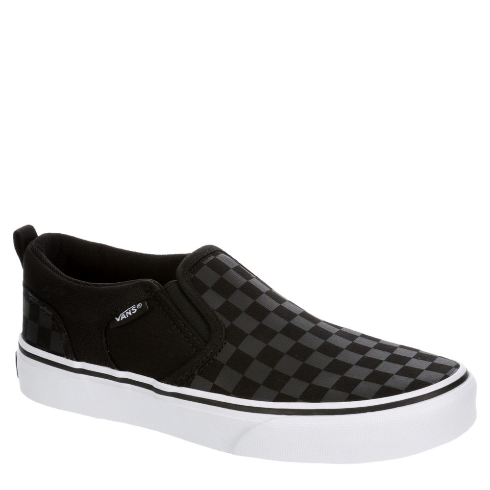male checkered vans