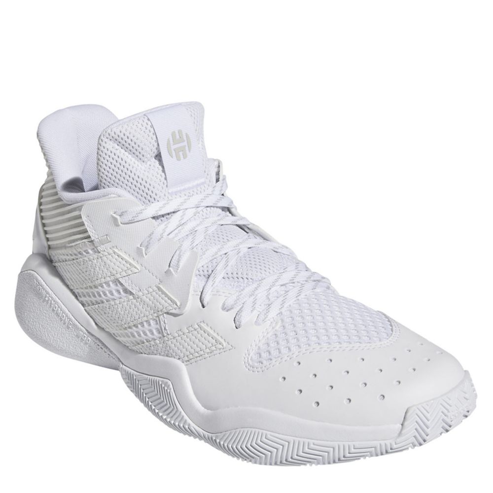 adidas all white basketball shoes