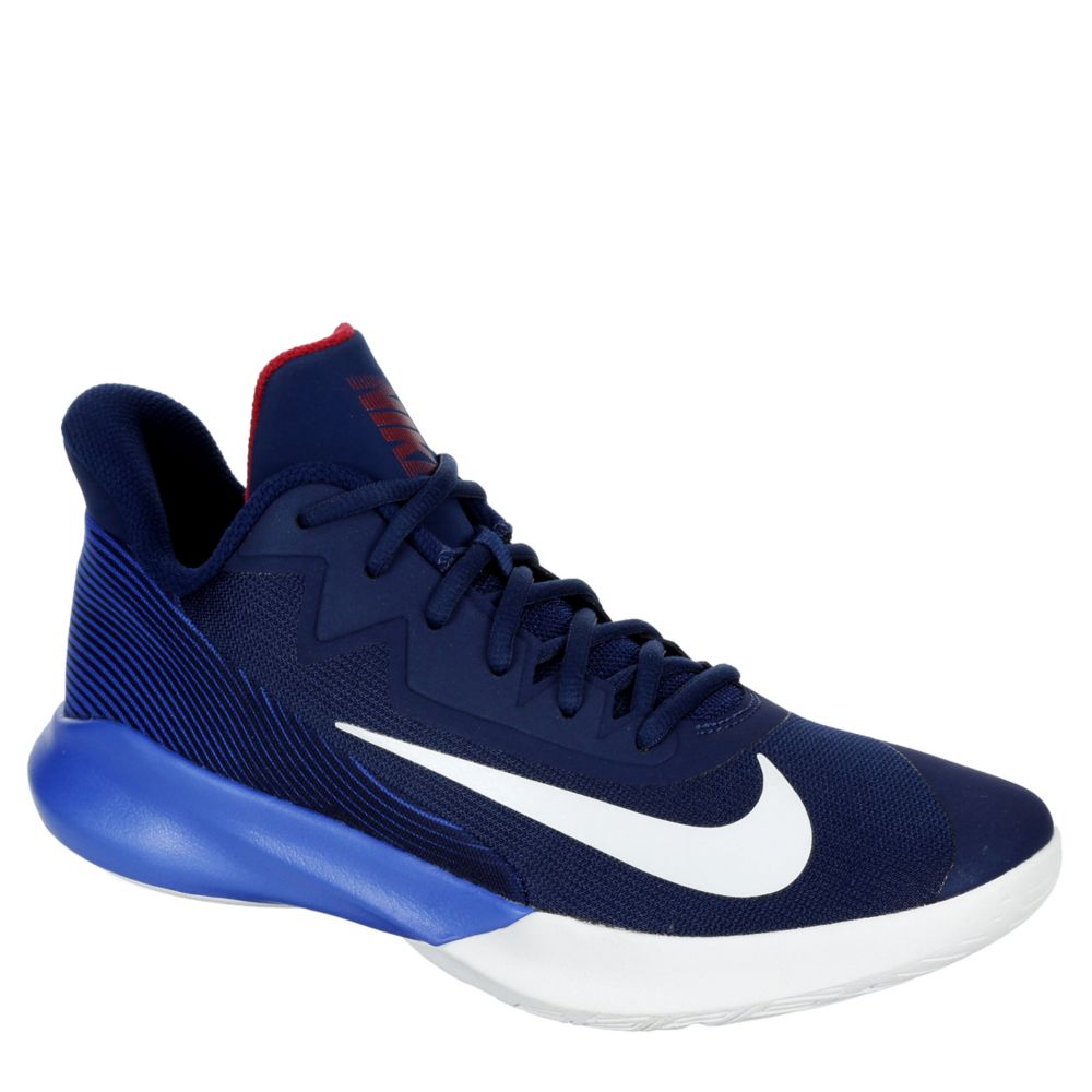 blue basketball sneakers