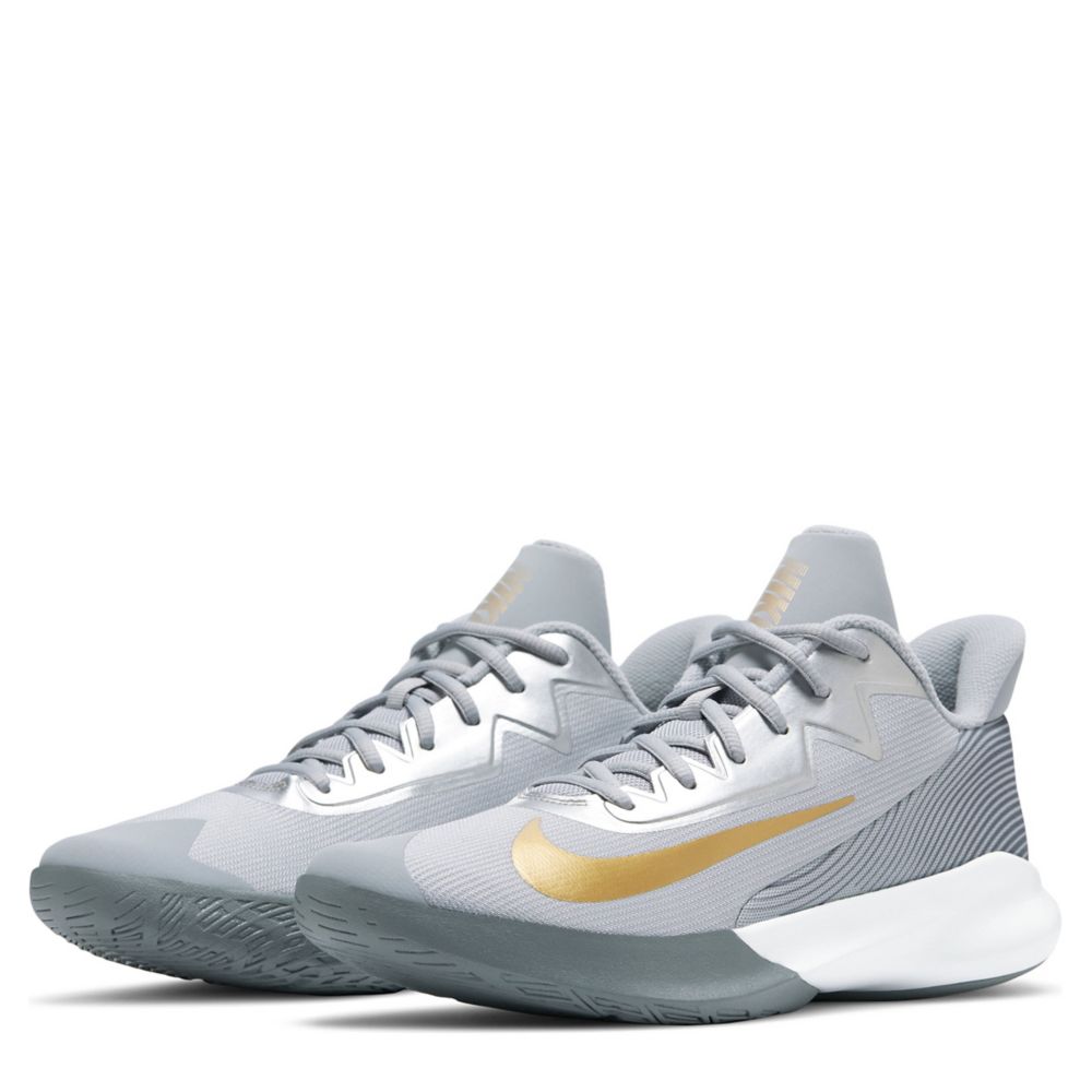 Grey Nike Mens Precision Iv Basketball 