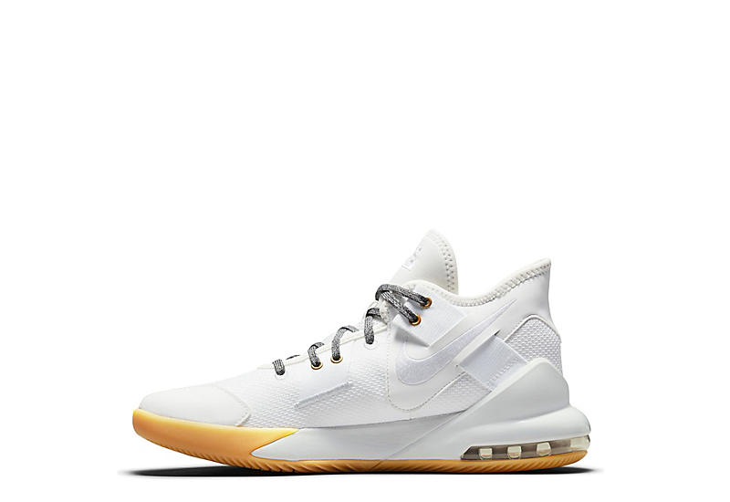 Nike Mens Air Max Impact 2 Basketball Shoe - White اينوي Nike Mens Air Max Impact 2 Basketball Shoe - White اينوي