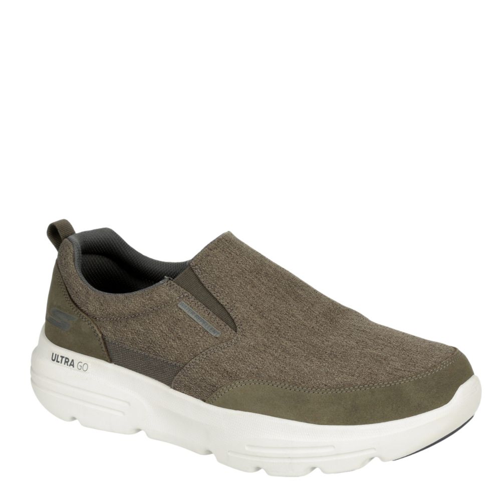 Khaki Skechers Mens Go Walk Duro | Mens 