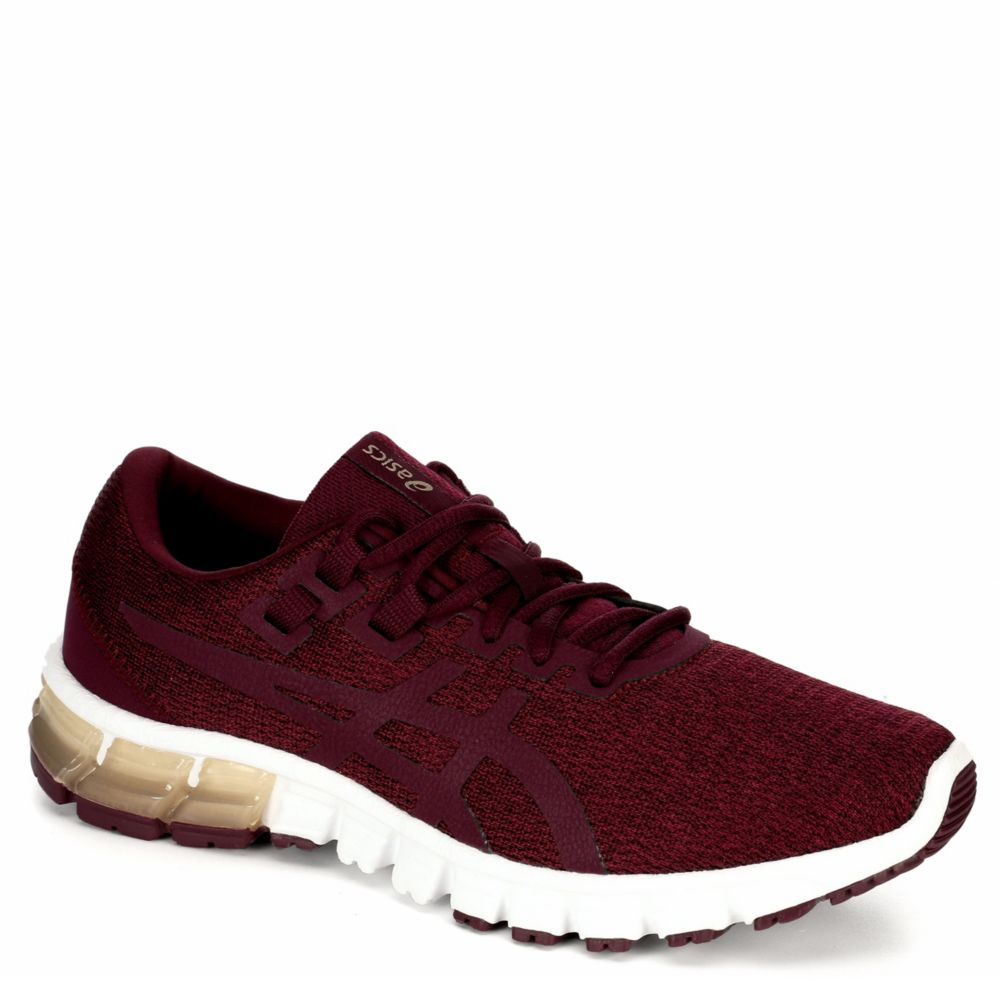 maroon asics womens