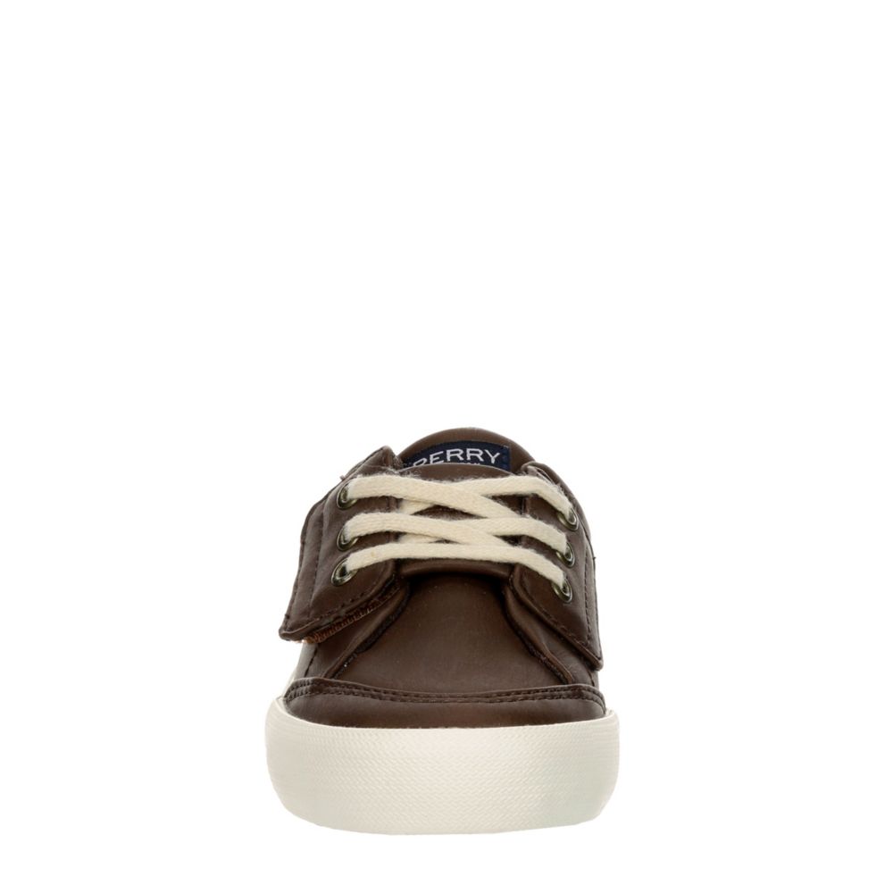 Brown Sperry Boys Toddler-little Kid Harbor Tide Sneaker | Velcro