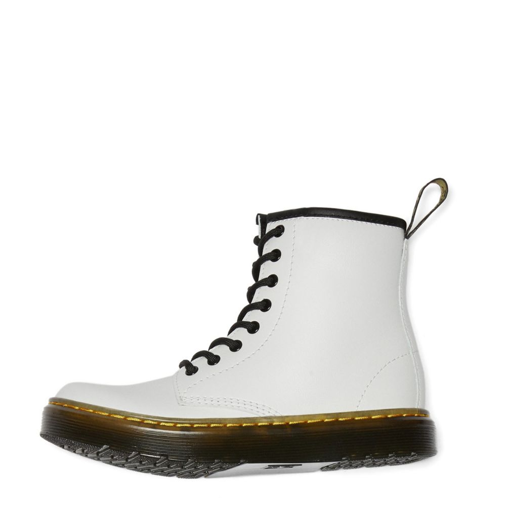 Girls white shop dr martens