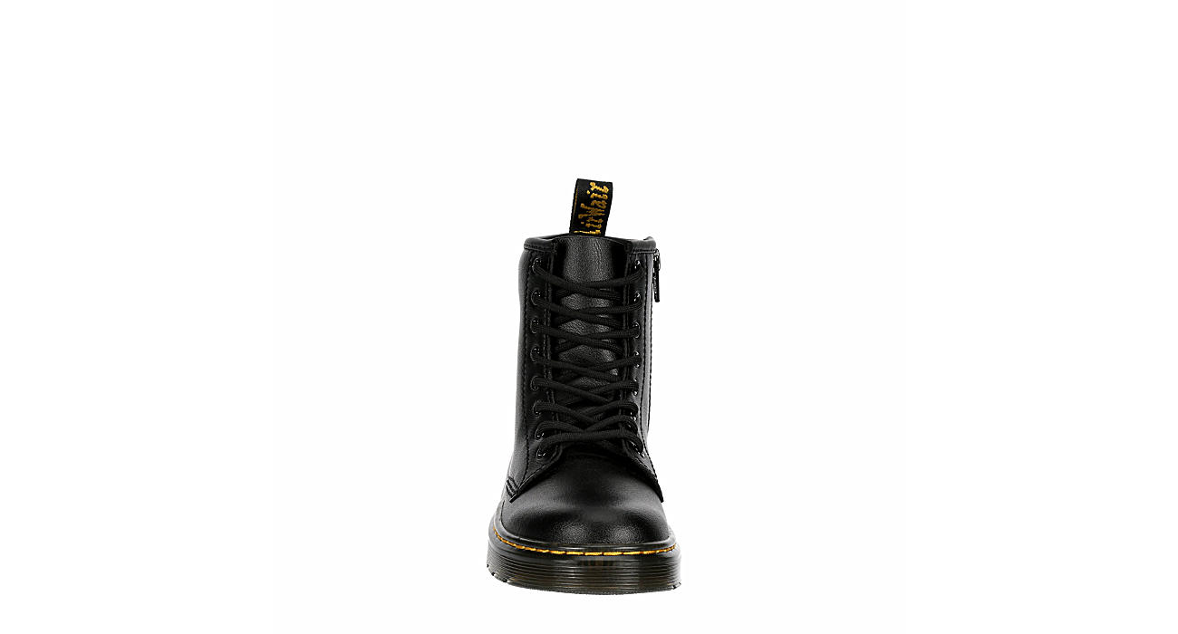 Black Dr.martens Boys Zavala Combat Boot | Boots | Rack Room Shoes