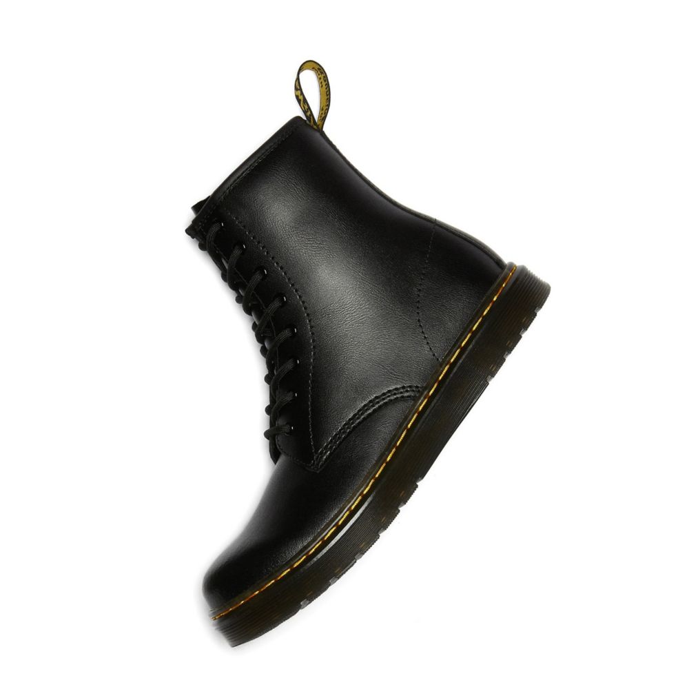 BOYS BIG KID ZAVALA COMBAT BOOT BLACK