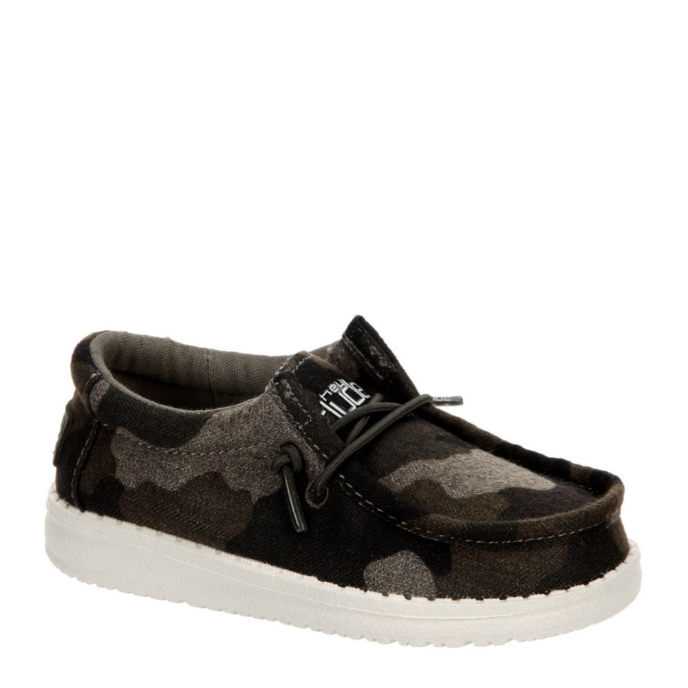 BOYS TODDLER WALLY SLIP ON SNEAKER CAMO