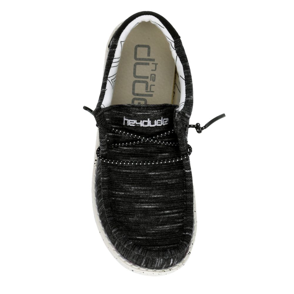 Toddler/Youth - HEYDUDE™ Wally Shoe - Boy's Shoes in All Black