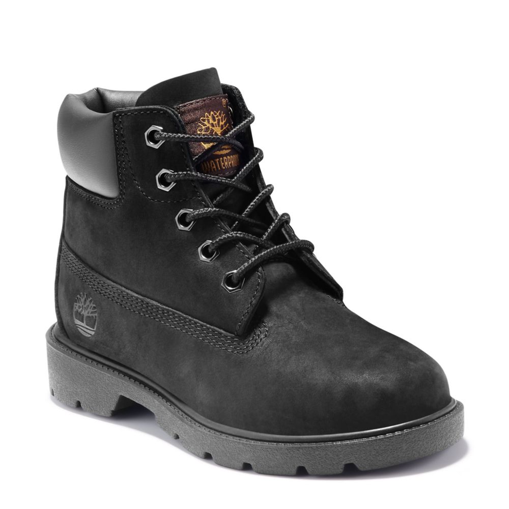 Boys black store timberland boots