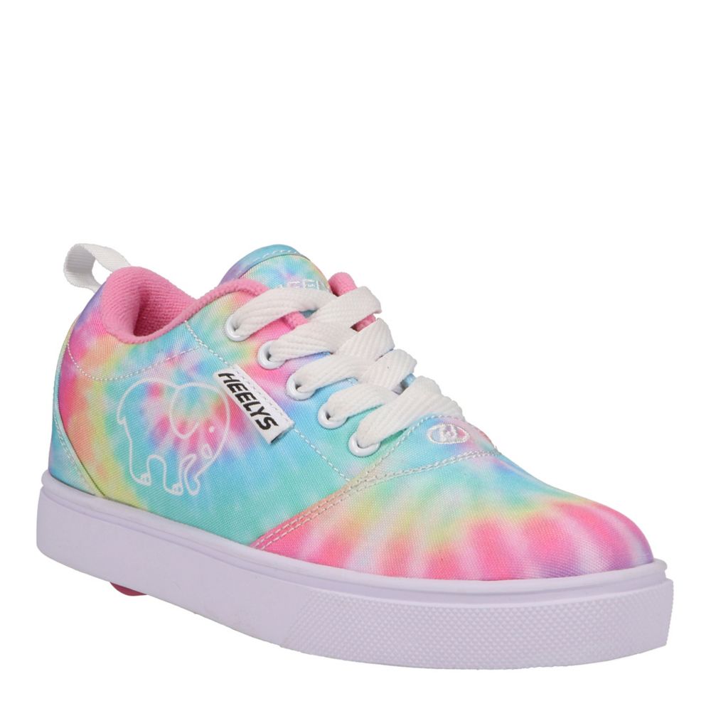 GIRLS LITTLE-BIG KID IVORY ELLA PRO 20 PRINTS SNEAKER