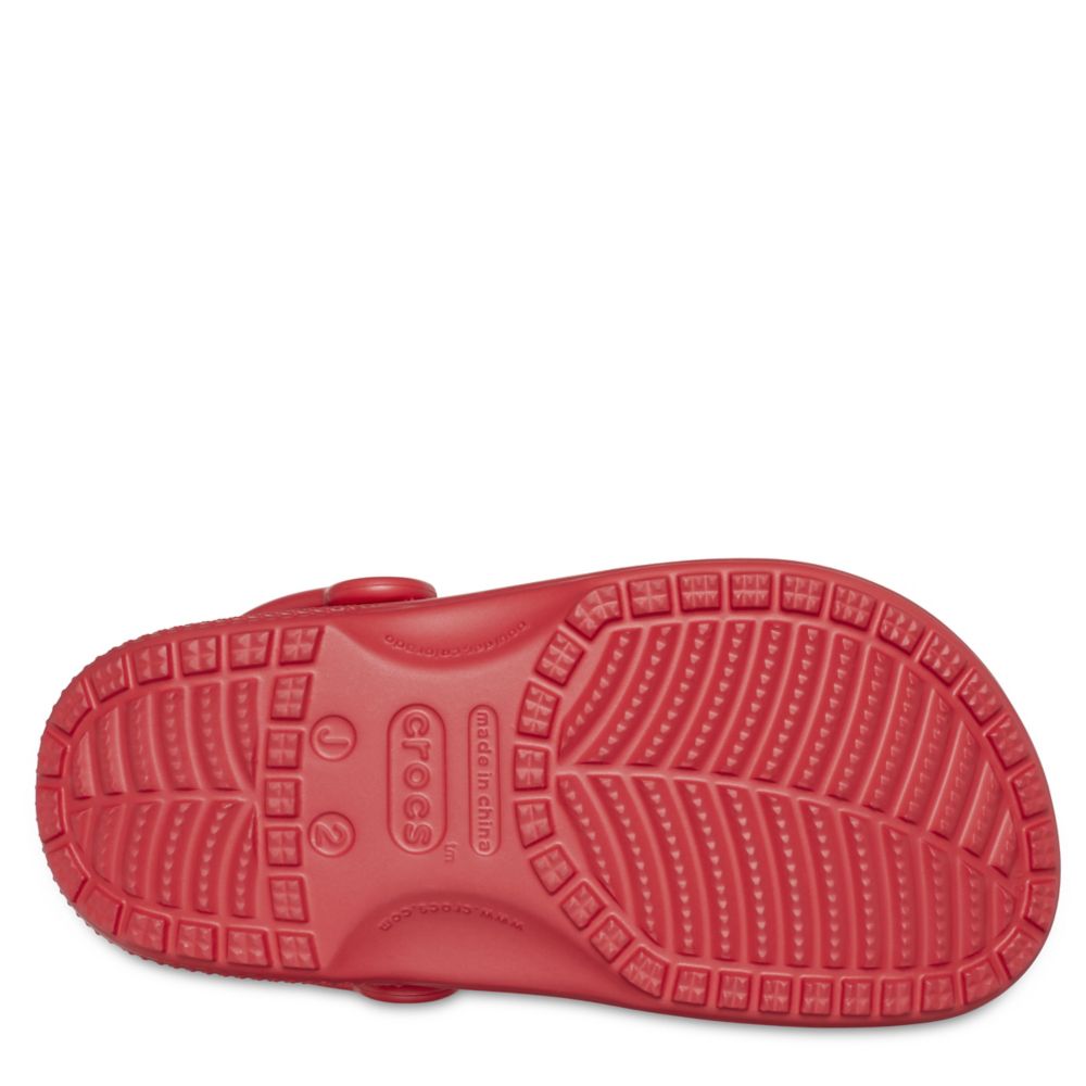 Red hot sale croc shoes