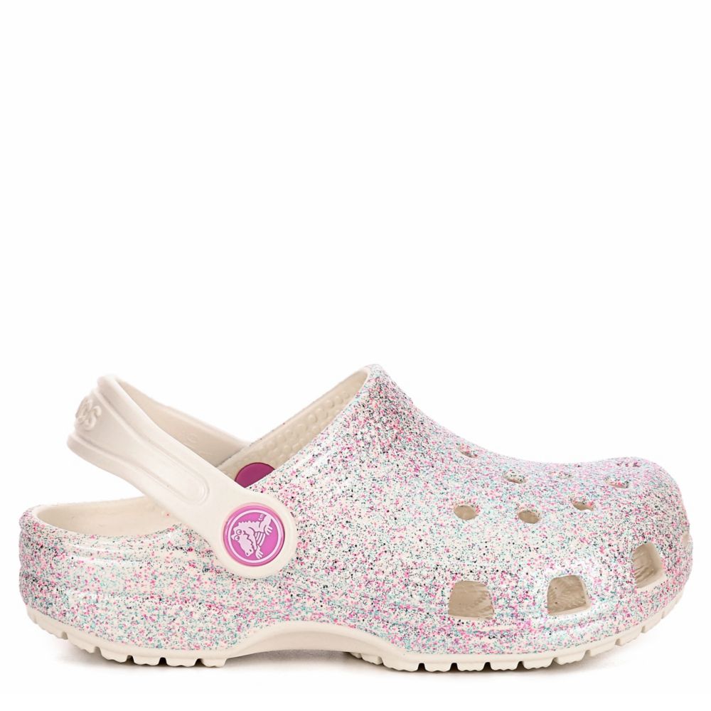 GIRLS TODDLER CLASSIC GLITTER CLOG