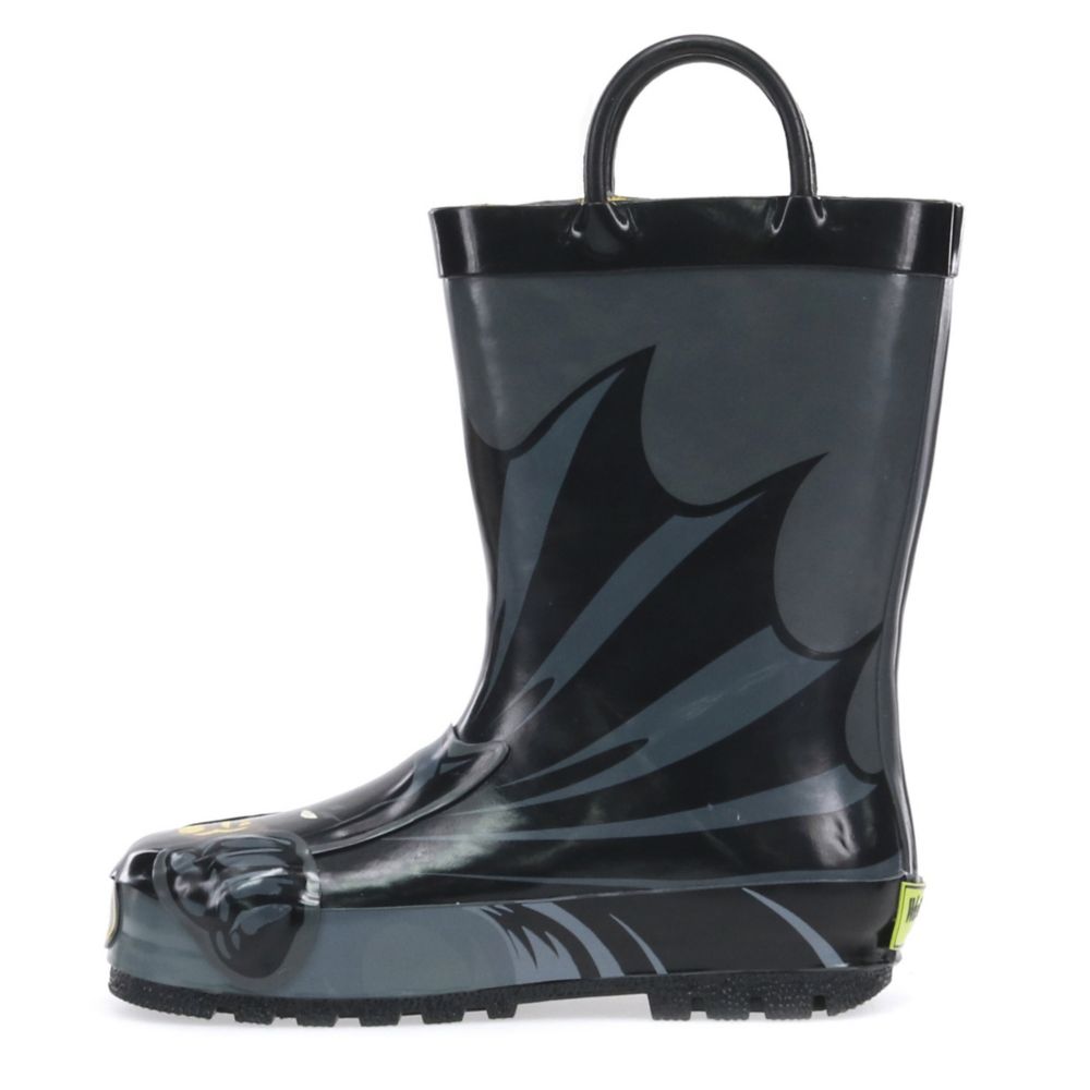 Western Chief Batman Everlasting Rain Boot Toddler Size 6 Black