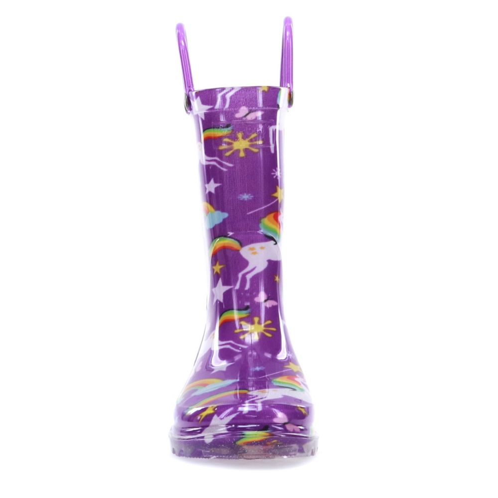 Unicorn light clearance up rain boots