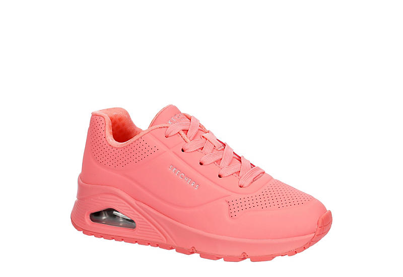 Coral Skechers Uno Sneaker | Girls Rack Room Shoes