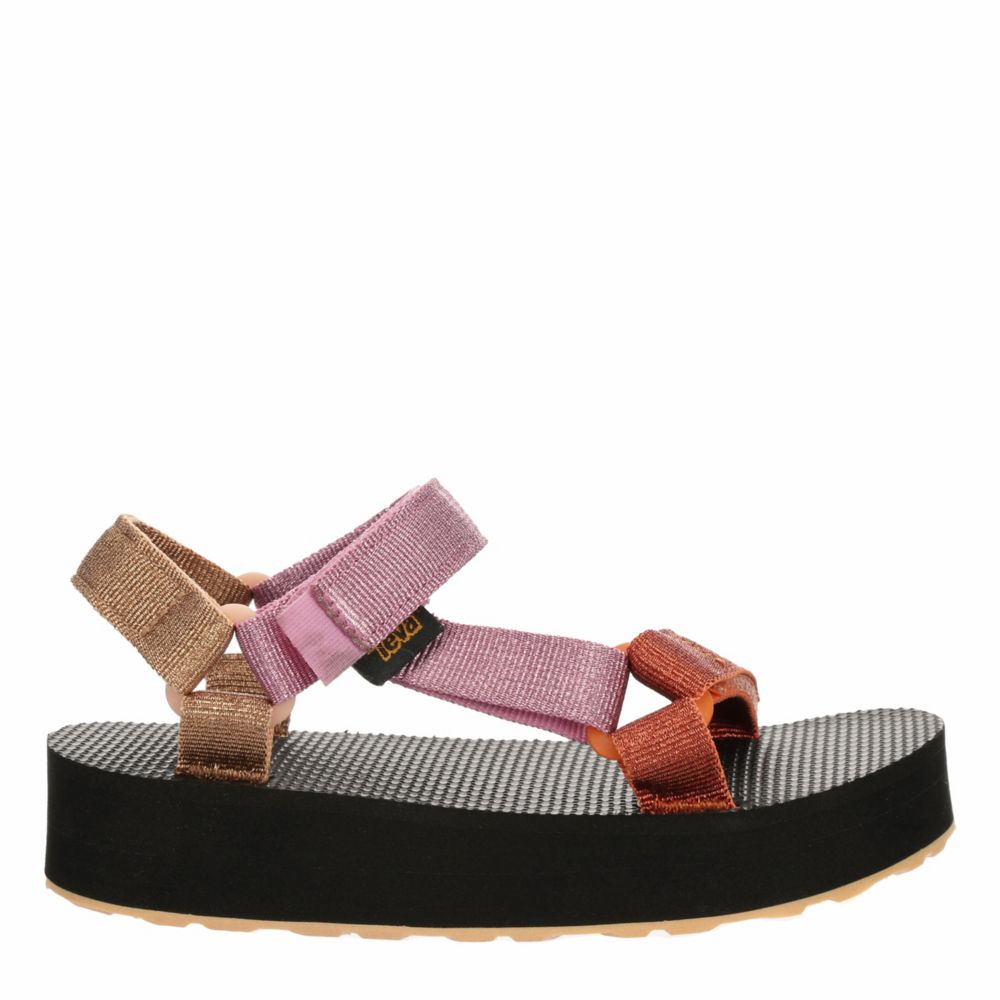 Pink store platform tevas