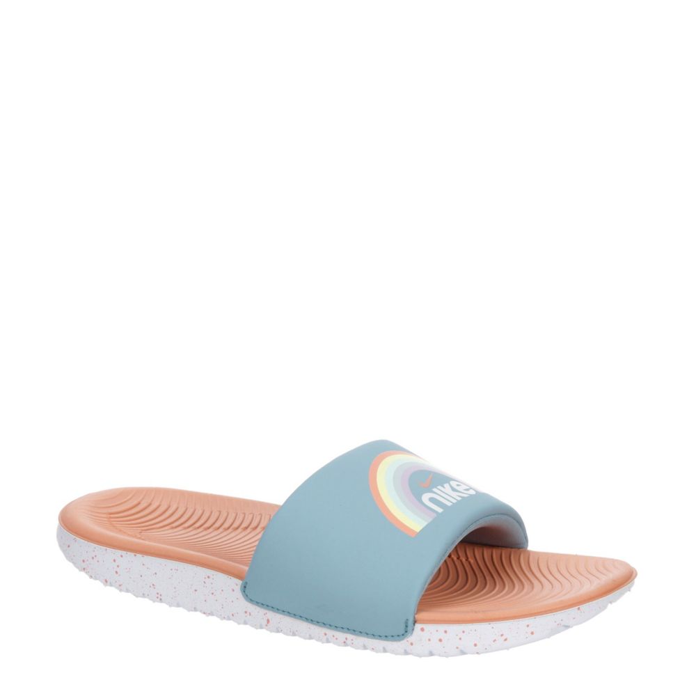 Blue Nike Girls Kawa Slide Sandal Kids | Rack Room Shoes