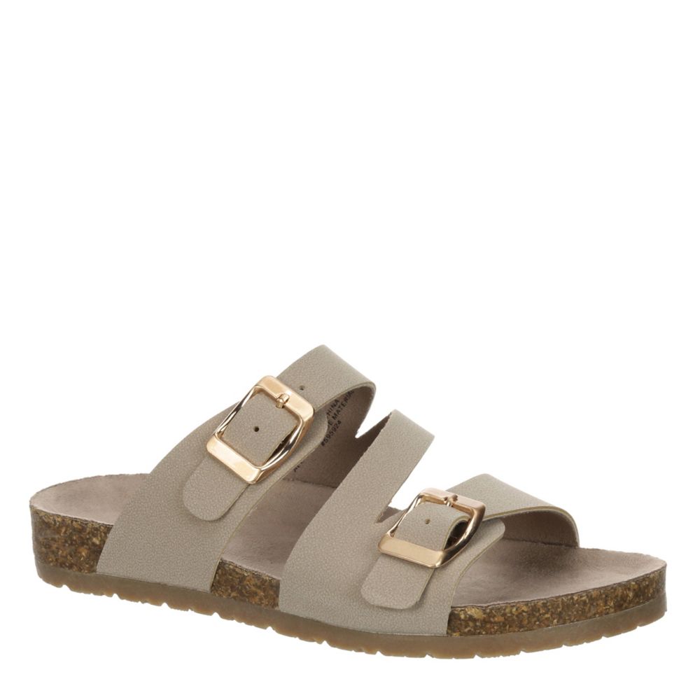 Tan Cupcake Couture Girls Littlebig Kid Willow Footbed Sandal Rack