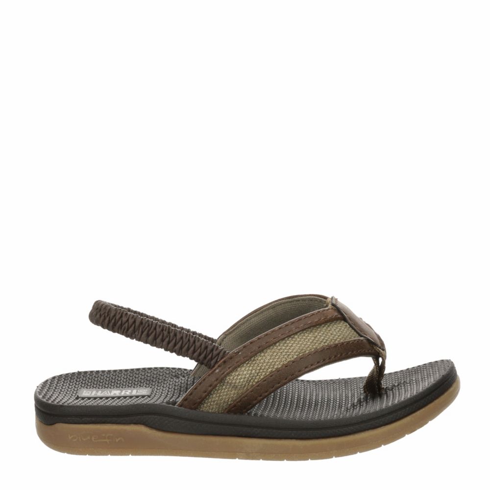 Toddler boy discount brown flip flops