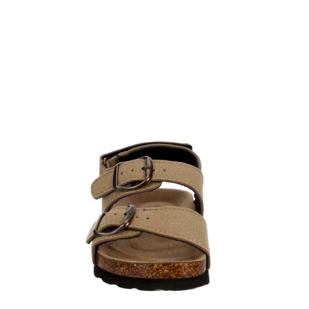 BOYS TODDLER-LITTLE KID RAWLEY FOOTBED SANDAL - TAN