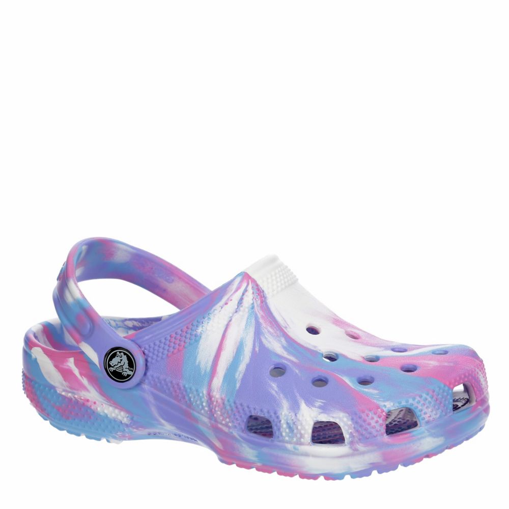 Pink Crocs Girls Classic Clog | Kids | Rack Room Shoes