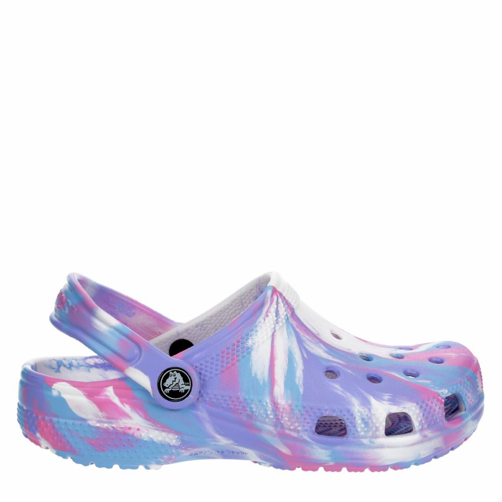 Pink Crocs Girls Classic Clog | Kids | Rack Room Shoes