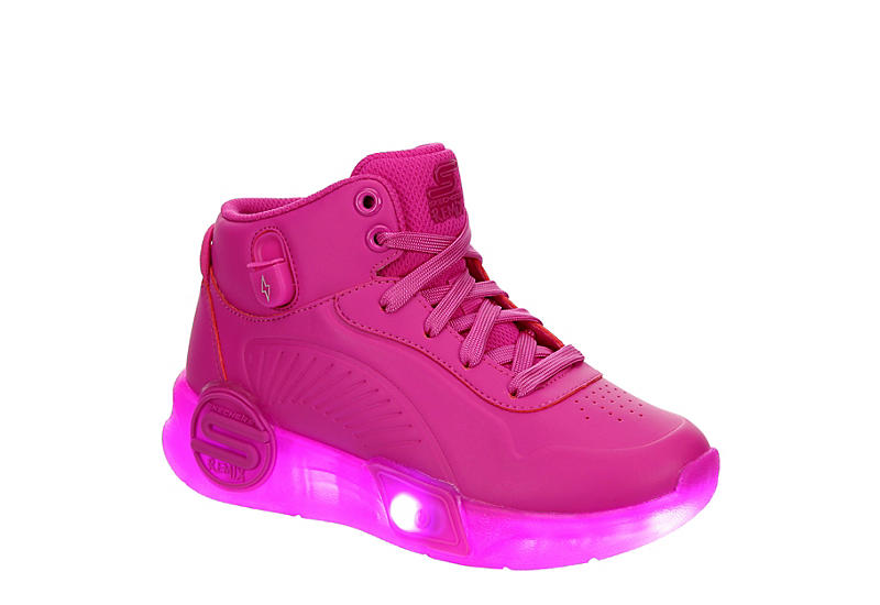 Bright Pink Skechers Girls Little And Big Kid S Lights Remix Light Up Sneaker | Kids | Rack