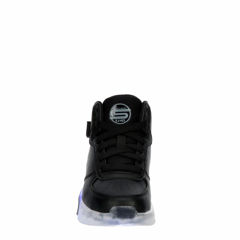 Black Skechers Boys Little And Big Kid S Remix Light Up Sneaker | | Rack Room Shoes