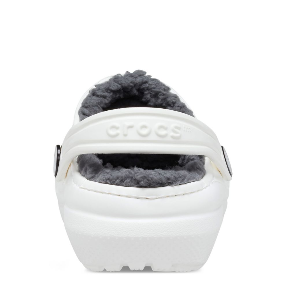 Girls fuzzy outlet crocs