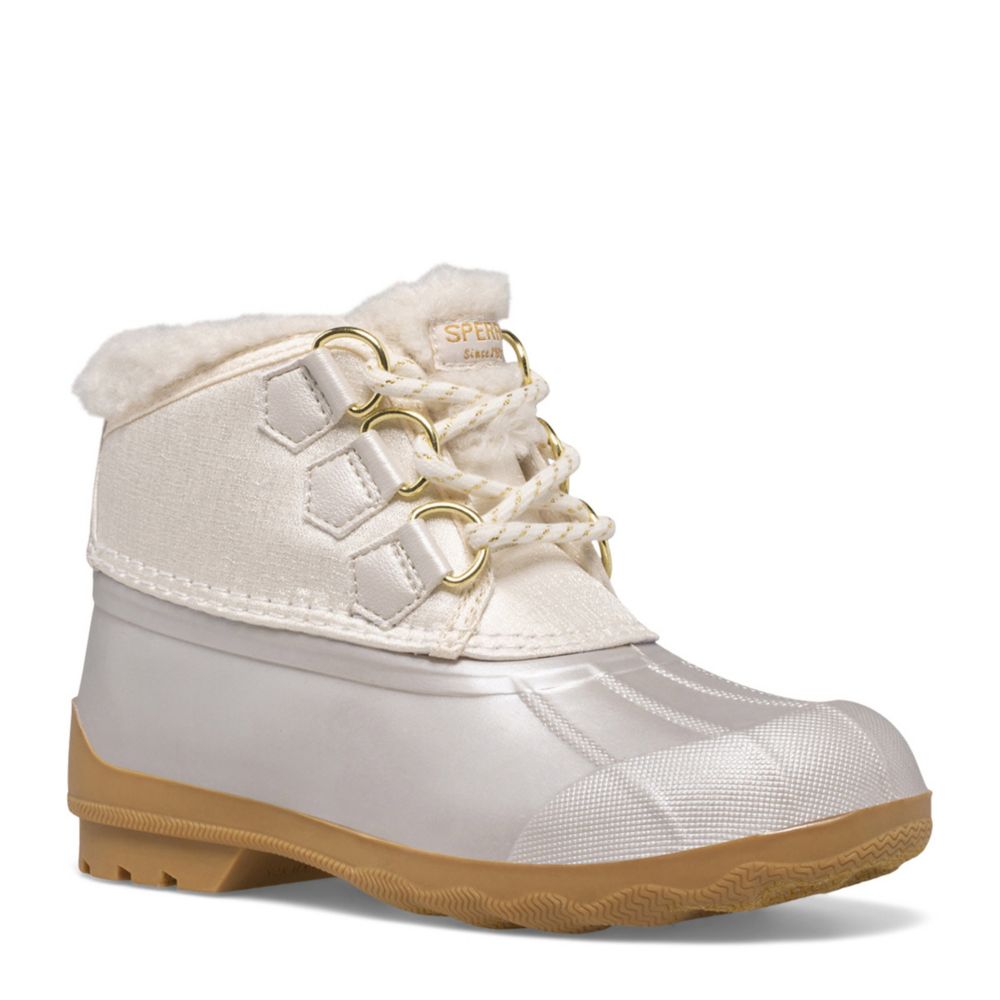 Sperry white shop rain boots