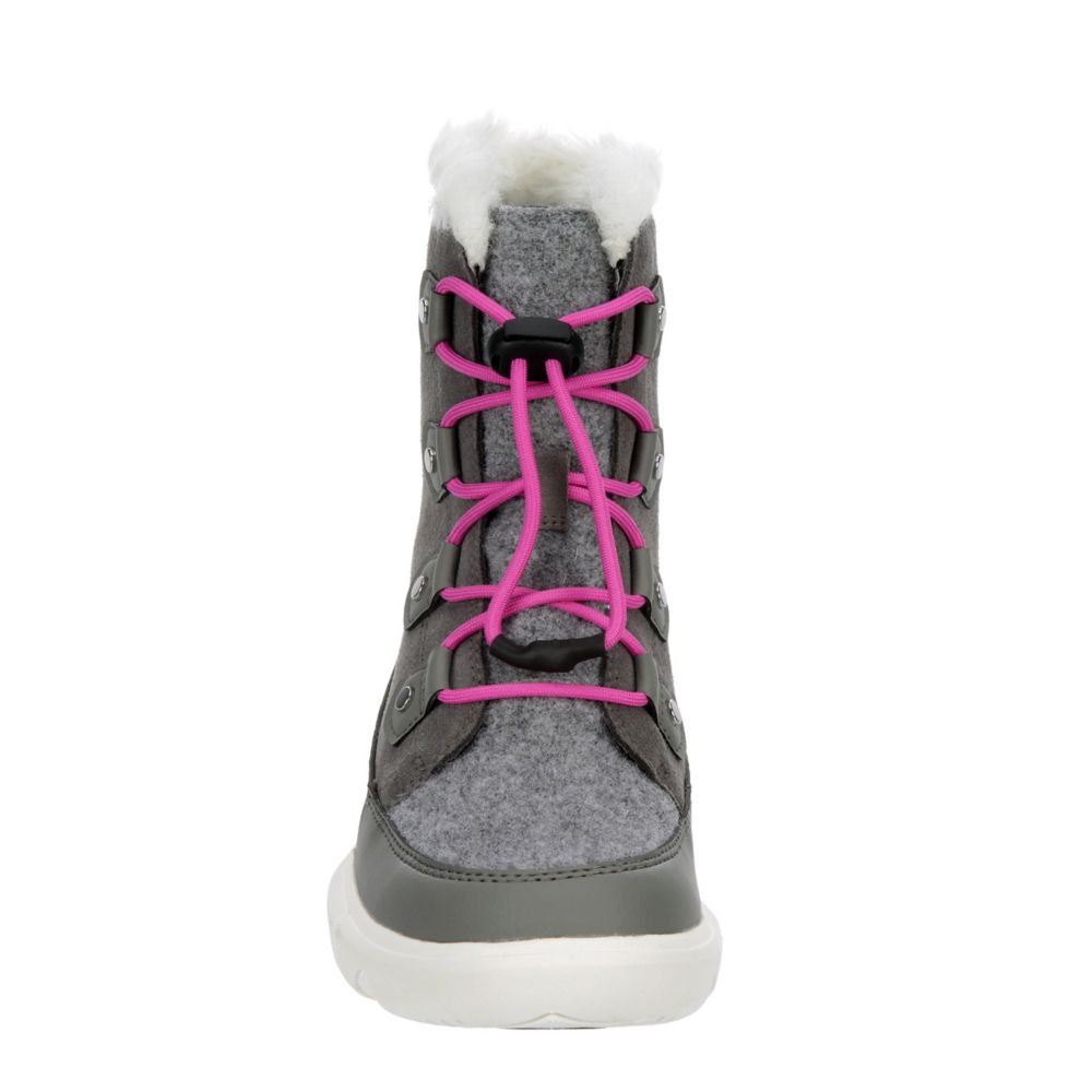 GIRLS LITTLE-BIG KID EXPLORER YOUTH LACE SNOW BOOT