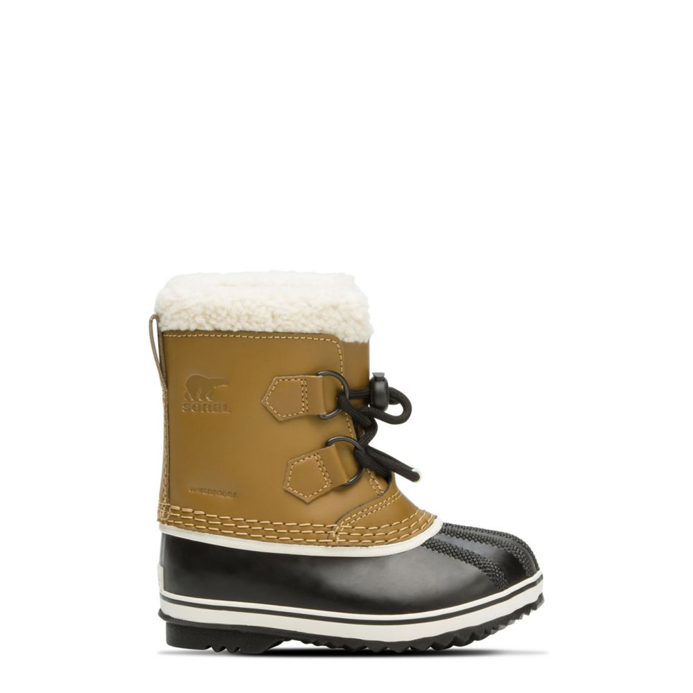 Keel Comorama Alvast Tan Sorel Boys Infant Pac Tp Wp Snow Boot | Boots | Rack Room Shoes