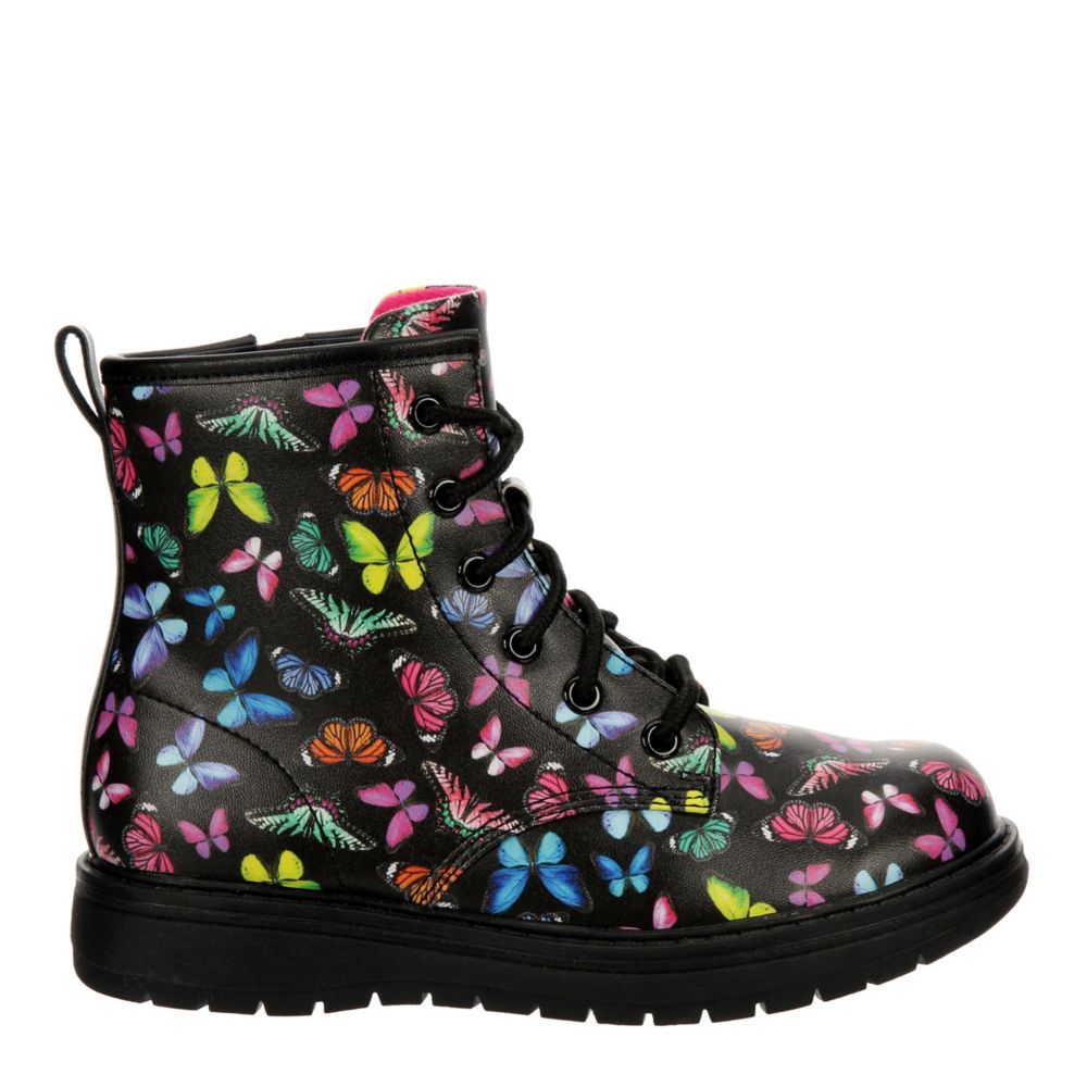 Black Girls Little And Big Kid Gravlen Combat Boot Boots | Rack Room Shoes