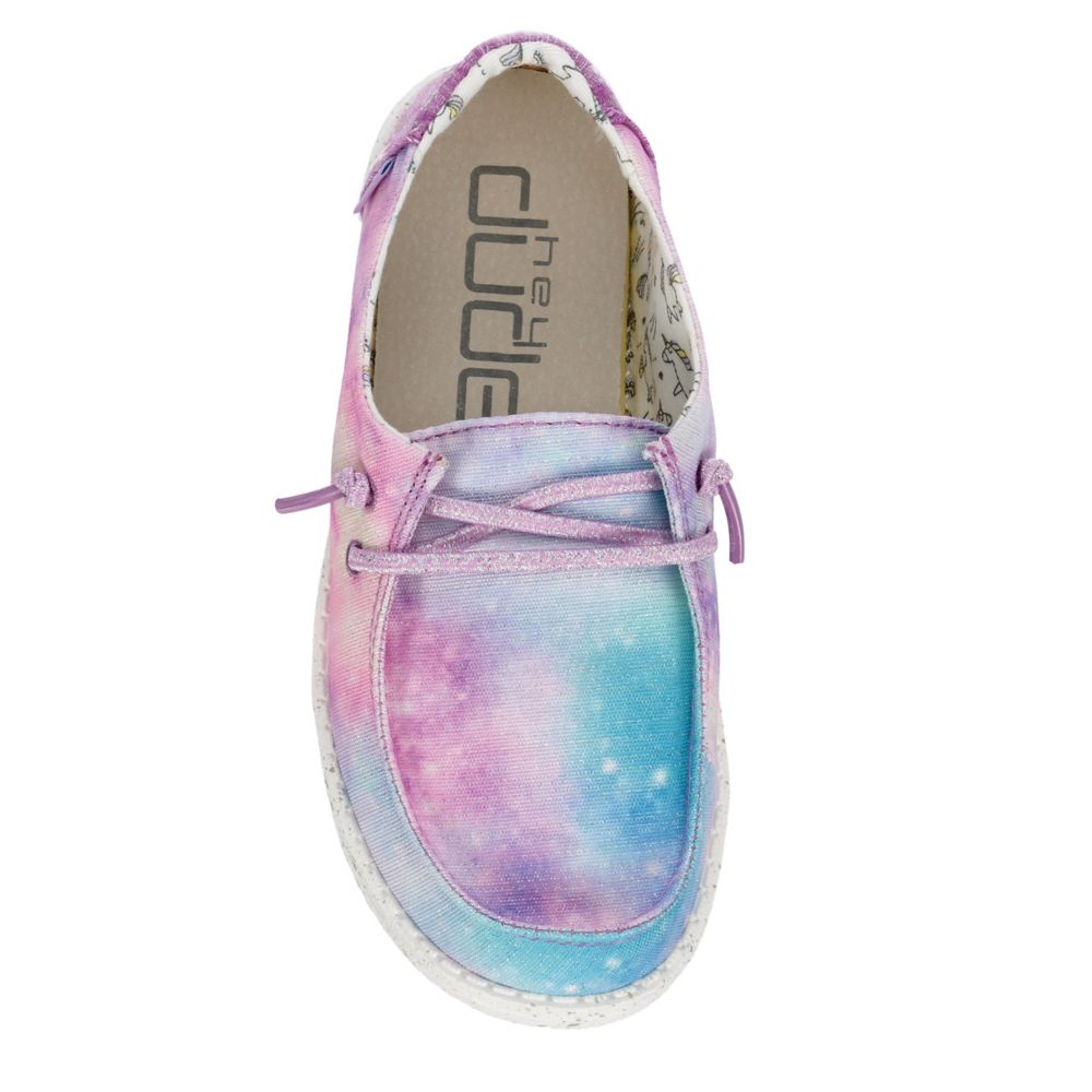 Multicolor Girls Toddler Wendy Slip On Sneaker, Heydude