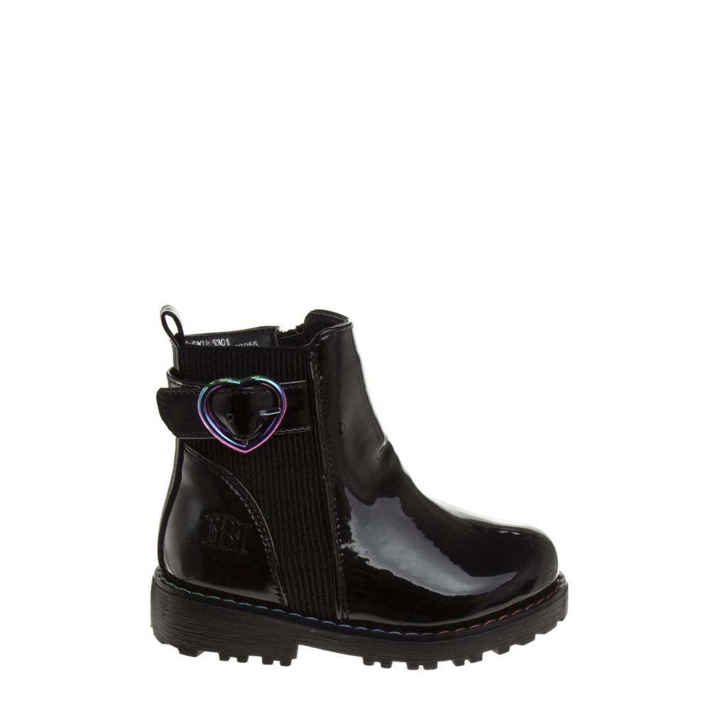 infants black boots