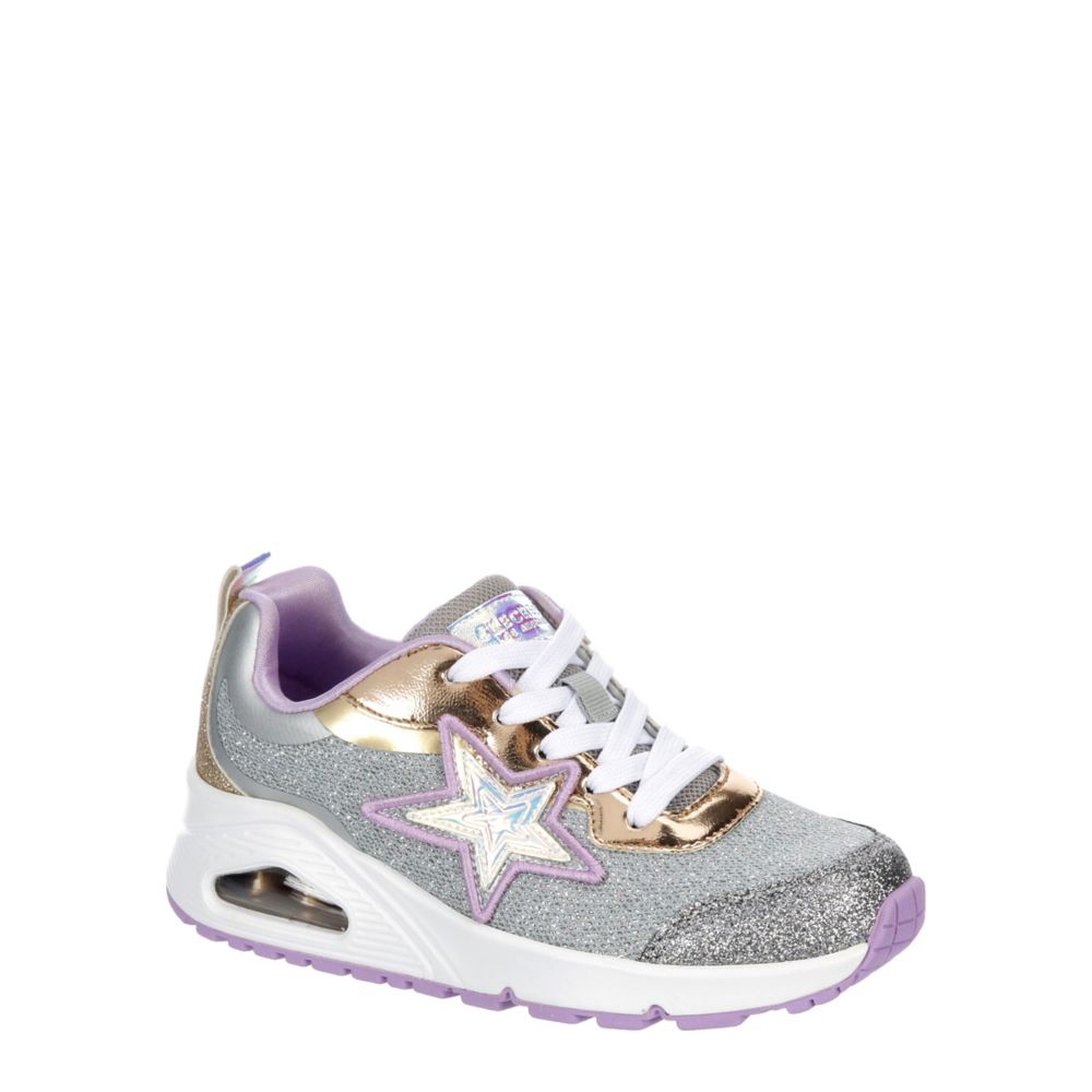 Compliment Aankoop Controverse Silver Skechers Girls Uno Sneaker | Kids | Rack Room Shoes